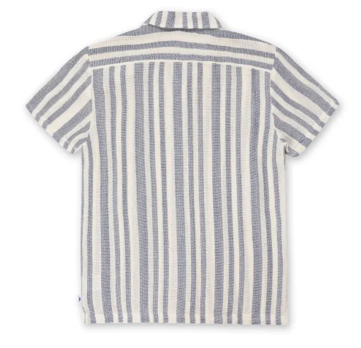 Mens Basket Weave Camp Shirt