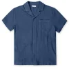Mens Lightweight Basket Weave Camp Shirt