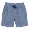 Mens Linen Short - Navy