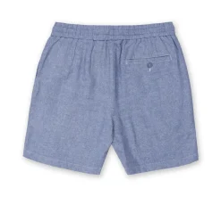 Mens Linen Short - Navy