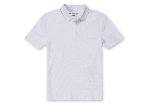 Mens Performance Printed Pique Polo