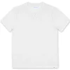 Mens Short Sleeve Beach Notch Tee - White
