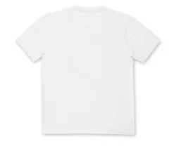 Mens Short Sleeve Beach Notch Tee - White