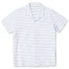 Mens Slub Terry Buttondown