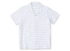 Mens Slub Terry Buttondown