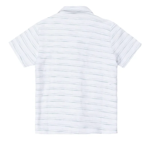 Mens Slub Terry Buttondown
