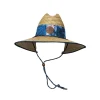 MENS STRAW HAT - DENIM