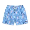 MENS SWIM SHORTS W/ PARTY PALM TREE PRINT - MULTI