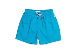 MENS VINTAGE WASH SWIM SHORTS - TEAL