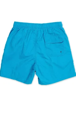MENS VINTAGE WASH SWIM SHORTS - TEAL